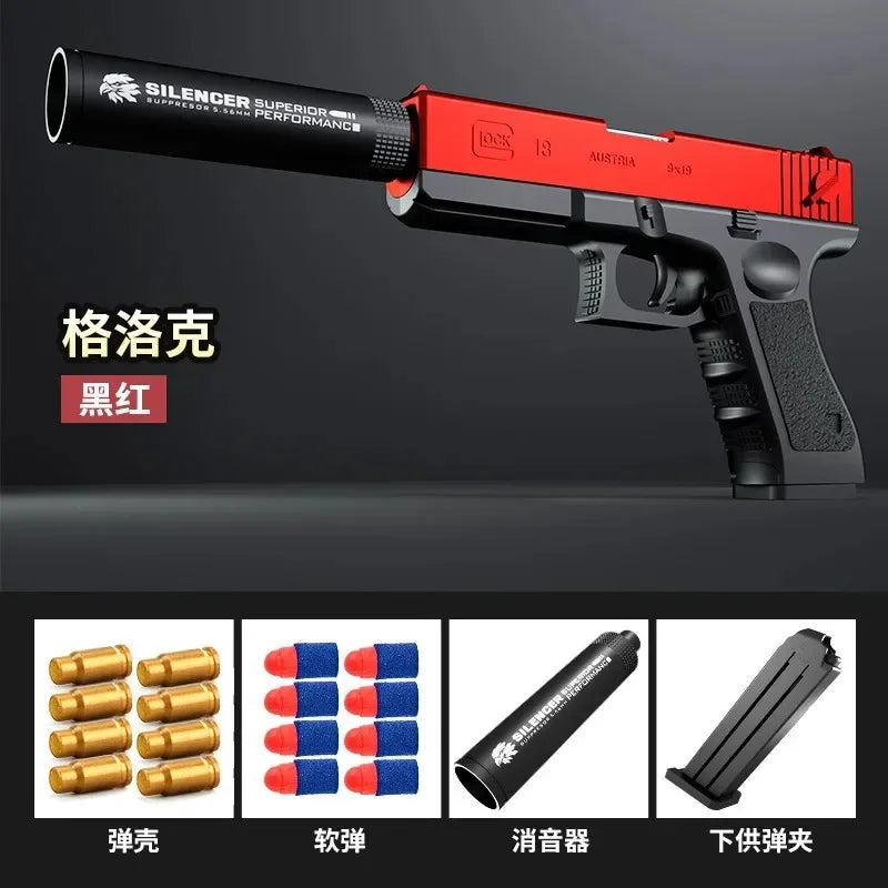 Glock M1911 Speelgoedpistool | Shell ejection Foam bullet